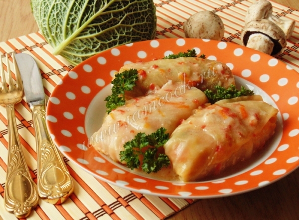 Фото вегетарианских голубцов