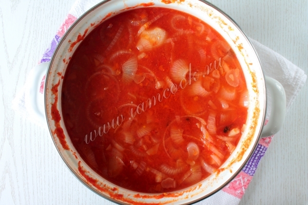 Проварить соус