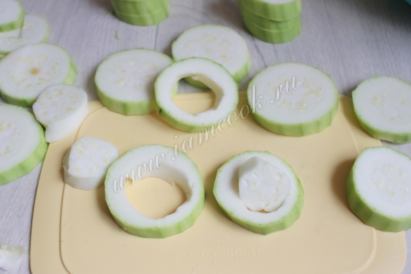 Подготовка кабачков