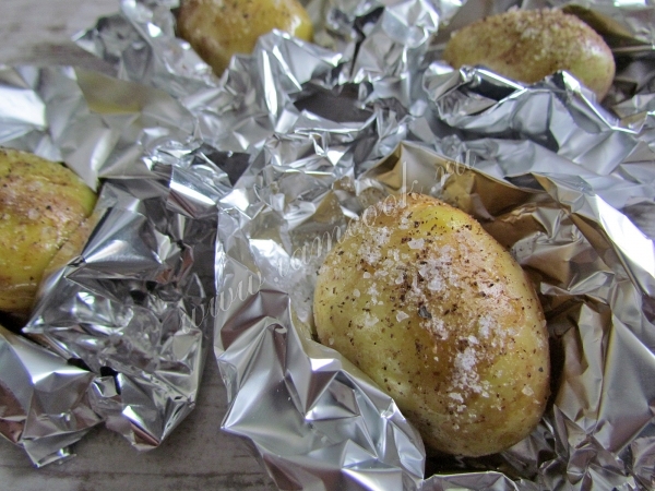 Картофель с солью