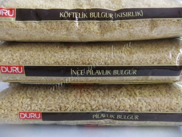 Булгур в упаковках