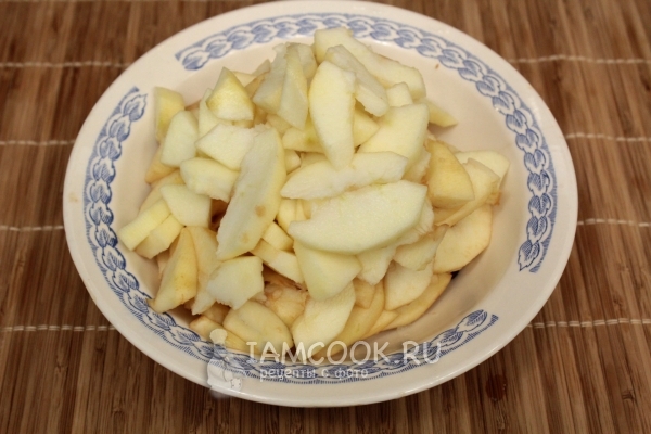 Порезать яблоки