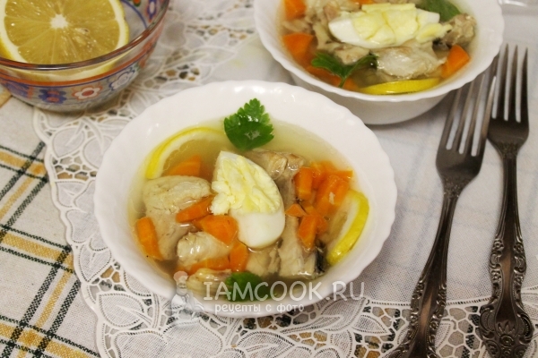 Готовое заливное из скумбрии