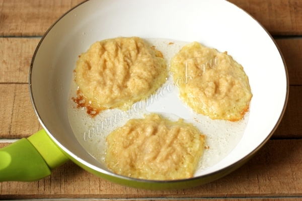 Обжарка драников