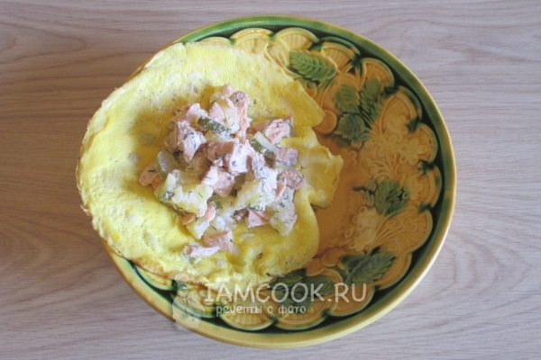 Рецепт салата из отварной рыбы