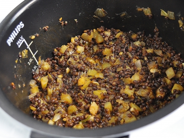 Чечевица в мультиварке