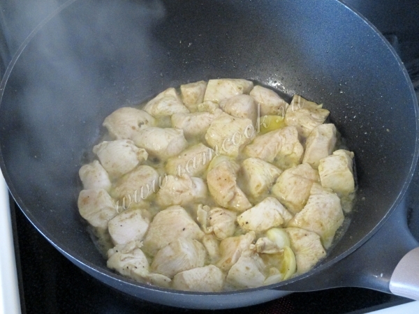 Тушение филе