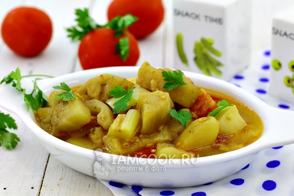 Фото баклажанов тушенных в мультиварке-скороварке