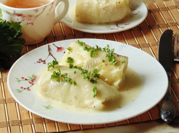 Фото голубцов в сметанном соусе