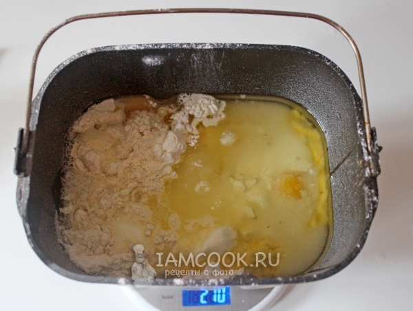 Соединить ингредиенты для теста