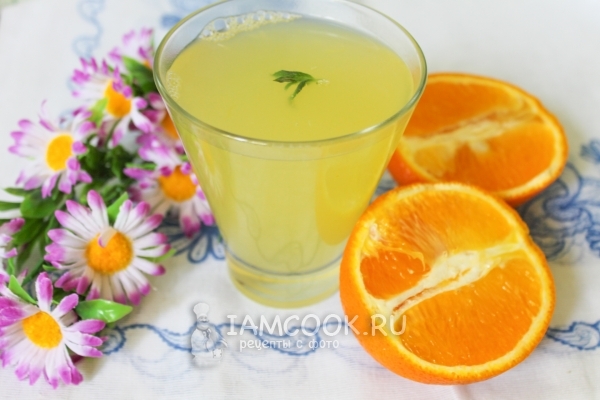 Фото цитрусового киселя