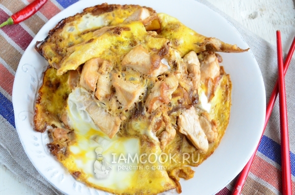 Рецепт омлета Оякодон