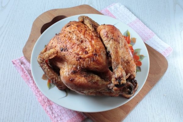 Курица на чесноке