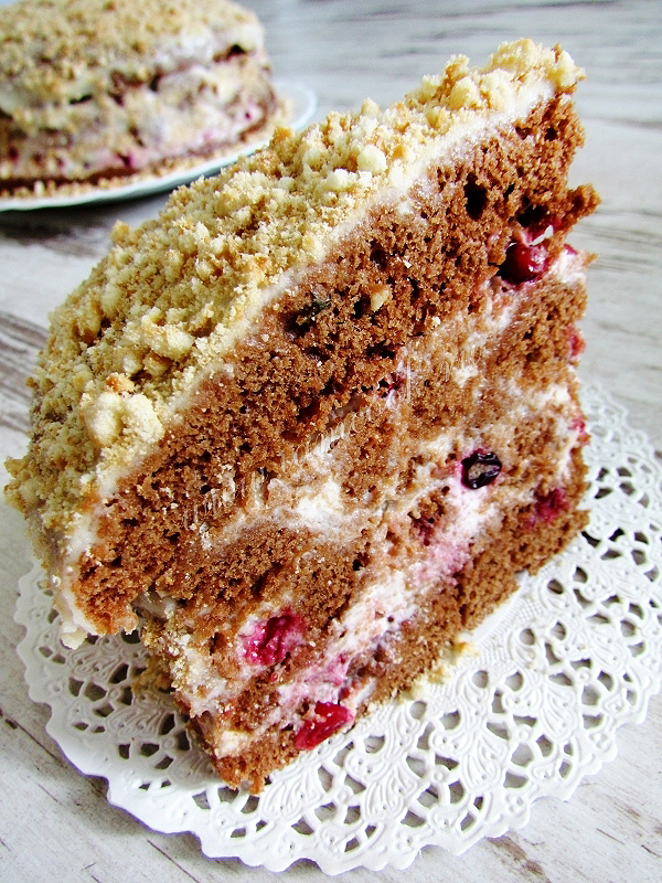 Рецепт торта со сметанным кремом