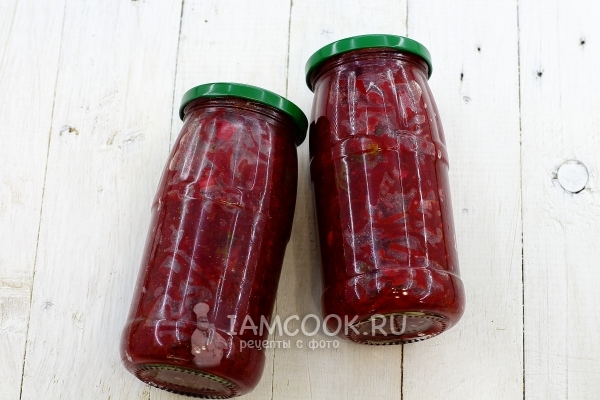 Рецепт заправки для борща на зиму