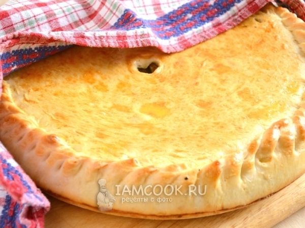 Рецепт пирога с картошкой и грибами