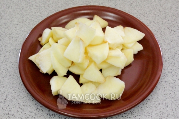 Порезать яблоки