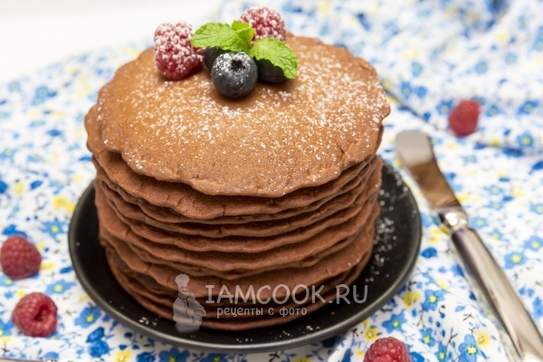 Шоколадные панкейки