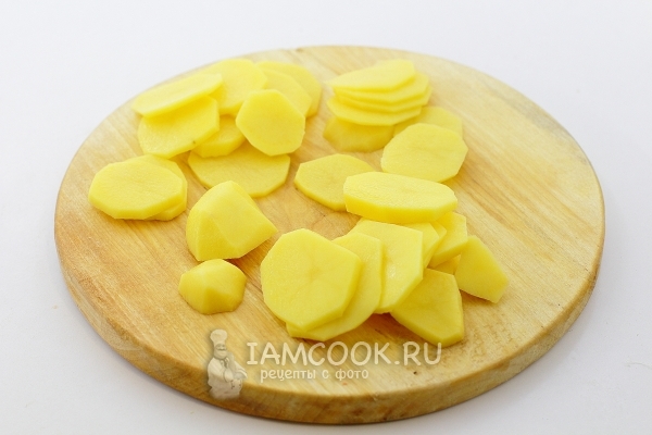 Порезать картофель