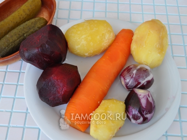 Почистить овощи