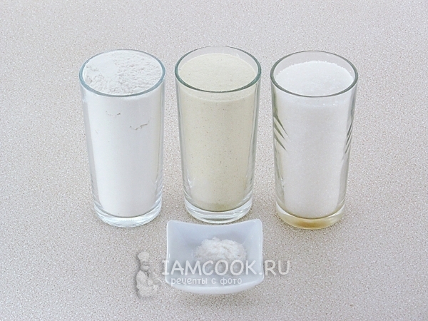 Ингредиенты для теста