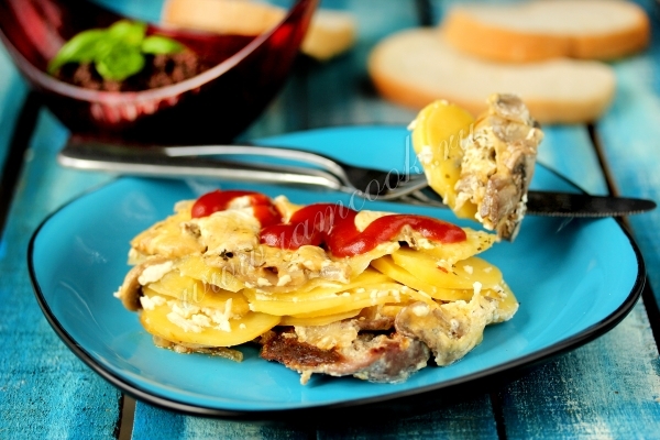 Рецепт мяса по французски в мультиварке