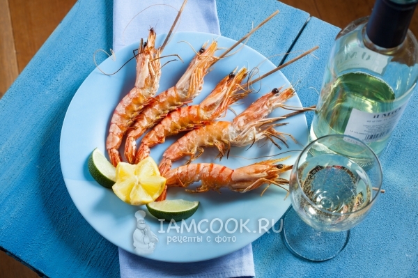 Фото креветок на гриле