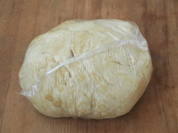 Тесто для чебуреков в пакете