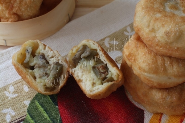 Фото пирожков с картофелем и баклажанами