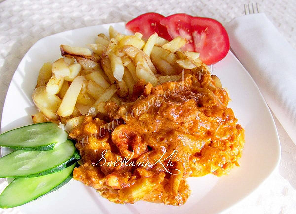 Рецепт курицы по строгановски