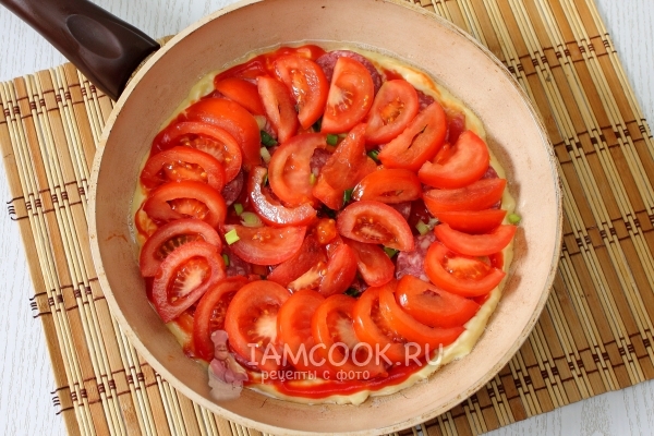 Положить помидоры