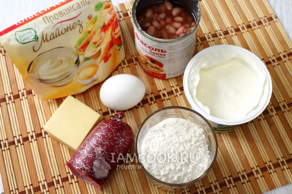 Ингредиенты для мясного кекса