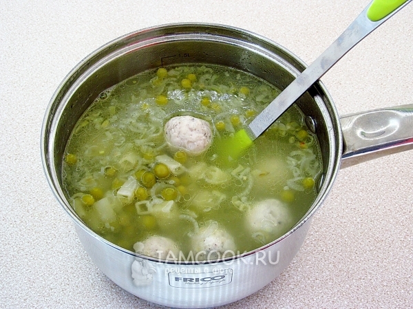 Овощи с тефтелями