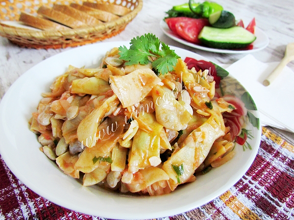 Тушеная стручковая фасоль рецепт