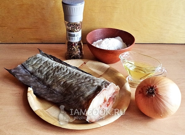 Ингредиенты для жареного налима