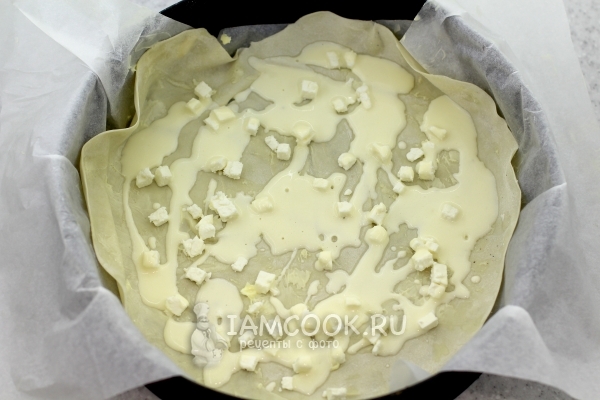 Выложить начинку