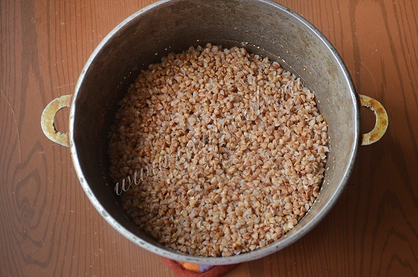 Отваренная гречка