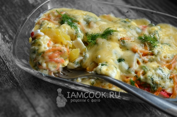 Фото горячего картофельного салата