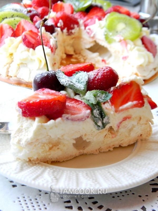 Готовый торт «Павлова»