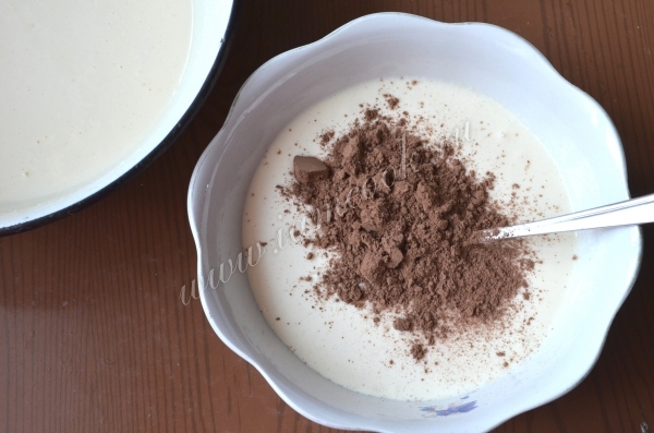 добавить какао