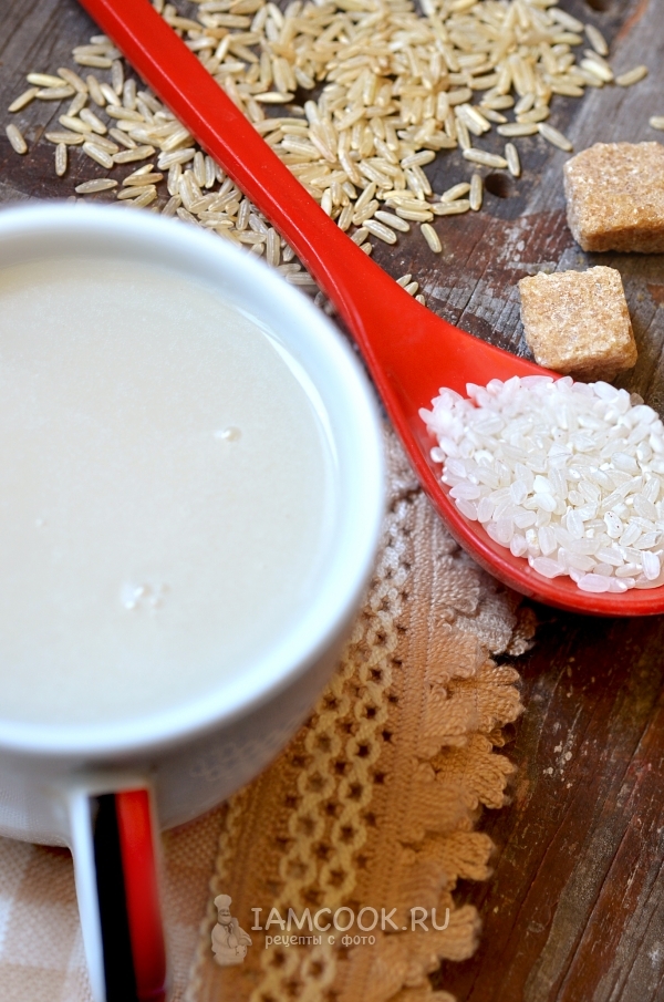 Рецепт рисового молока