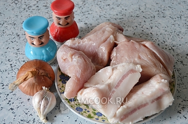 Ингредиенты для котлет из индейки в мультиварке