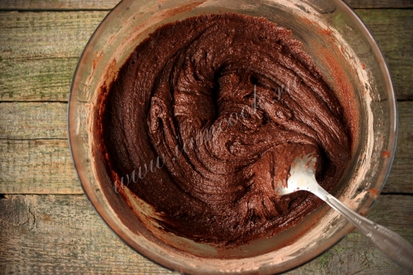 Шоколадное тесто для печенья