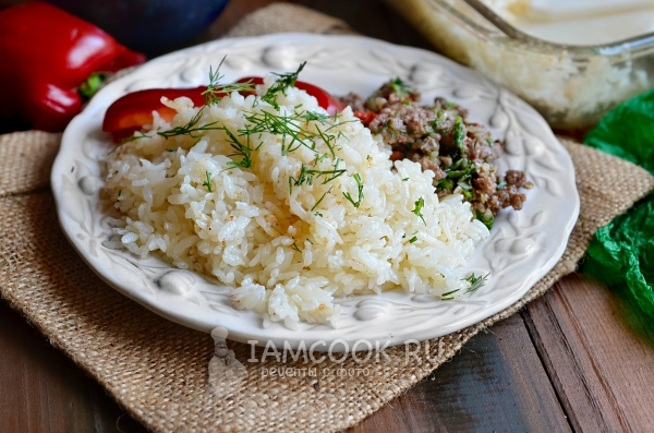Фото риса в духовке