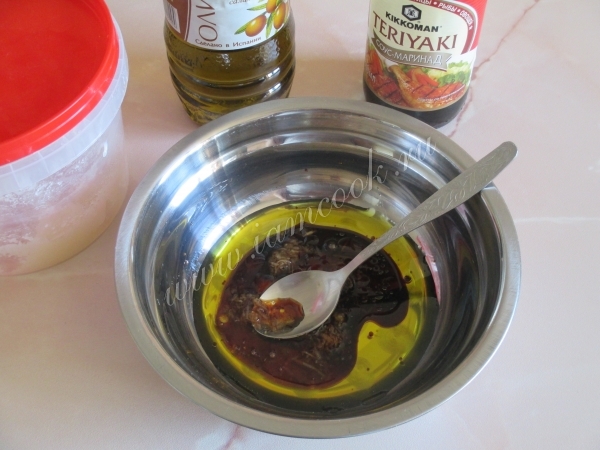 Медовый соус для баклажанов