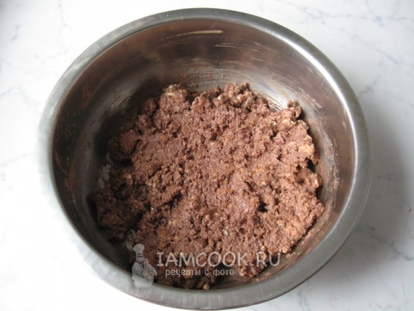 Тесто для шоколадной колбасы