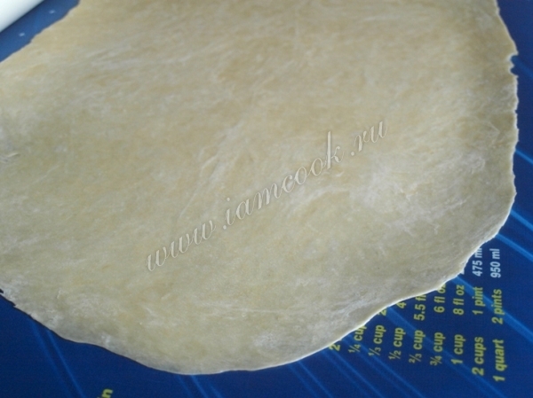 Раскатать тесто