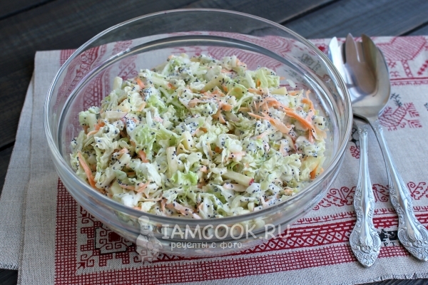 Фото салата с маком