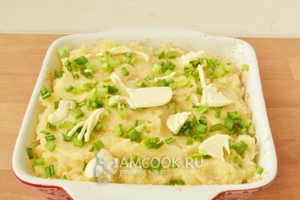 Выложить вторую часть пюре