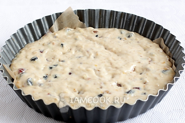 Тесто для коврижки в форме